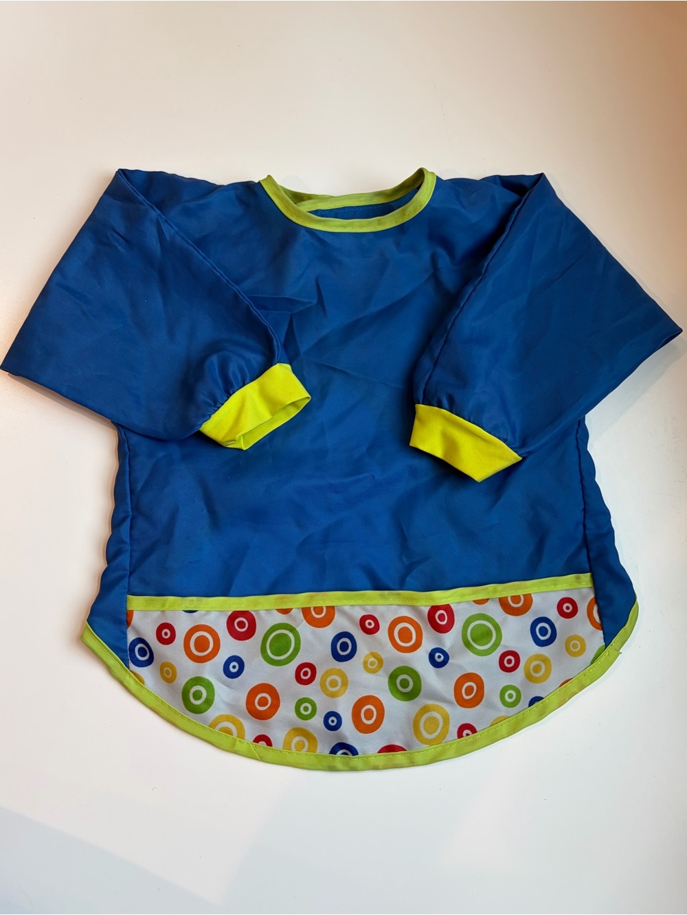 IKEA Baby Toddler Kids Art Smock Bib Velcro Colorful Machine Washable